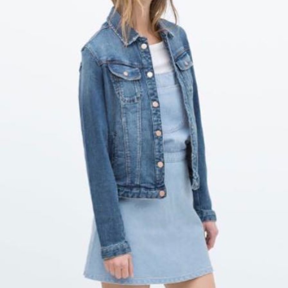 denim button up jacket